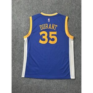 Mens Basketball Adidas Golden State Warriors Durant #35 Blue Jersey, Size L